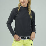 Women’s  JACQUARD RIB LONG SLEEVE<br>MOCK NECK｜A6-1554-11