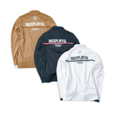 LADY’S HALF ZIP BACK PRINT POLO(LONG SLEEVE)｜A6-1602-11