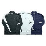 MEN’S HALF ZIP MOCK NECK (LONG SLEEVE)｜A5-1601-11