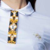WOMEN’S BAROQUE PATTERN POLO｜A0-2832-11