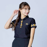 WOMEN’S BAROQUE PATTERN POLO｜A0-2832-11