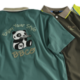 MEN'S BACK PANDA POLO｜A1-2812-11