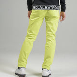 STRETCH LINE PRINT PANTS m｜YELLOW（A5-5355-11）