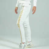 STRETCH LINE PRINT PANTS r｜A6-5355-11