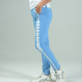 STRETCH LINE PRINT PANTS r｜A6-5355-11