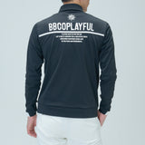 MEN’S HALF ZIP BACK PRINT POLO(LONG SLEEVE)｜A5-1602-11