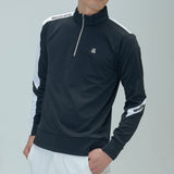 MEN’S HALF ZIP MOCK NECK (LONG SLEEVE)｜A5-1601-11