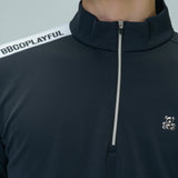 MEN’S HALF ZIP MOCK NECK (LONG SLEEVE)｜A5-1601-11
