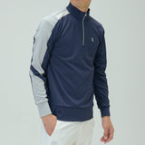 MEN’S HALF ZIP MOCK NECK (LONG SLEEVE)｜A5-1601-11