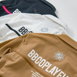 LADY’S HALF ZIP BACK PRINT POLO(LONG SLEEVE)｜A6-1602-11