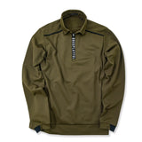MEN’S HALF ZIP BACK PRINT POLO(LONG SLEEVE)｜A5-1602-11