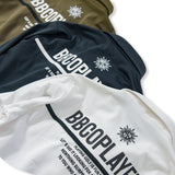 MEN’S HALF ZIP BACK PRINT POLO(LONG SLEEVE)｜A5-1602-11