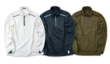 MEN’S HALF ZIP BACK PRINT POLO(LONG SLEEVE)｜A5-1602-11