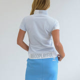 WOMEN’S  HALF ZIP MOCK NECK SHORT SLEEVE｜A2-2601-11