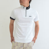 Men's  HALF ZIP MOCK NECK SHORT SLEEVE｜A1-2601-11