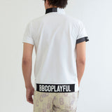 Men's  HALF ZIP MOCK NECK SHORT SLEEVE｜A1-2601-11