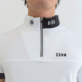 Men's  HALF ZIP MOCK NECK SHORT SLEEVE｜A1-2601-11