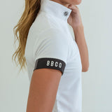 WOMEN’S  HALF ZIP MOCK NECK SHORT SLEEVE｜A2-2601-11
