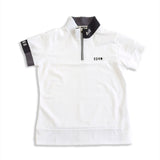 Men's  HALF ZIP MOCK NECK SHORT SLEEVE｜A1-2601-11
