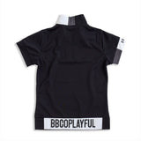 WOMEN’S  HALF ZIP MOCK NECK SHORT SLEEVE｜A2-2601-11