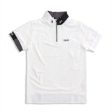 WOMEN’S  HALF ZIP MOCK NECK SHORT SLEEVE｜A2-2601-11