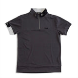 Men's  HALF ZIP MOCK NECK SHORT SLEEVE｜A1-2601-11