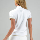 WOMEN’S  BBCO JACQUARD LETTERS MOCK NECK｜A2-2504-11