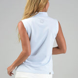 WOMEN’S  BBCO STAND COLLAR SLEEVELESS SHIRT｜A2-2535-11