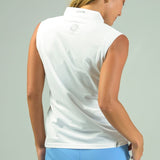 WOMEN’S  BBCO STAND COLLAR SLEEVELESS SHIRT｜A2-2535-11