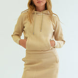 Elastic Hoodie<br>knitted fabric｜A6-7701-11