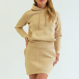 Elastic Hoodie<br>knitted fabric｜A6-7701-11