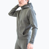 Elastic Hoodie<br>knitted fabric｜A5-7701-11