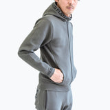 Elastic Hoodie<br>knitted fabric｜A5-7701-11