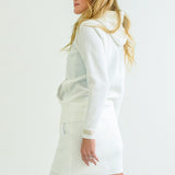 Elastic Hoodie<br>knitted fabric｜A6-7701-11