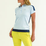 Woman STRIPE COLLAR POLO｜A2-2806-11
