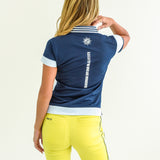 Woman STRIPE COLLAR POLO｜A2-2806-11