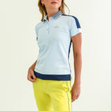 Woman STRIPE COLLAR POLO｜A2-2806-11