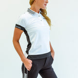 Woman STRIPE COLLAR POLO｜A2-2806-11