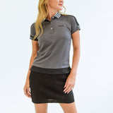 Woman STRIPE COLLAR POLO｜A2-2806-11