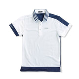 Men's  STRIPE COLLAR POLO｜A1-2806-11