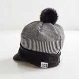 Knit Visor POM BEANIE<br>（A0-0104-11）