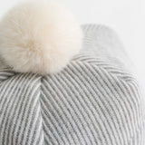 Knit Visor POM BEANIE<br>（A0-0104-11）