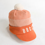 Knit Visor POM BEANIE<br>（A0-0104-11）