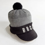 Knit Visor POM BEANIE<br>（A0-0104-11）